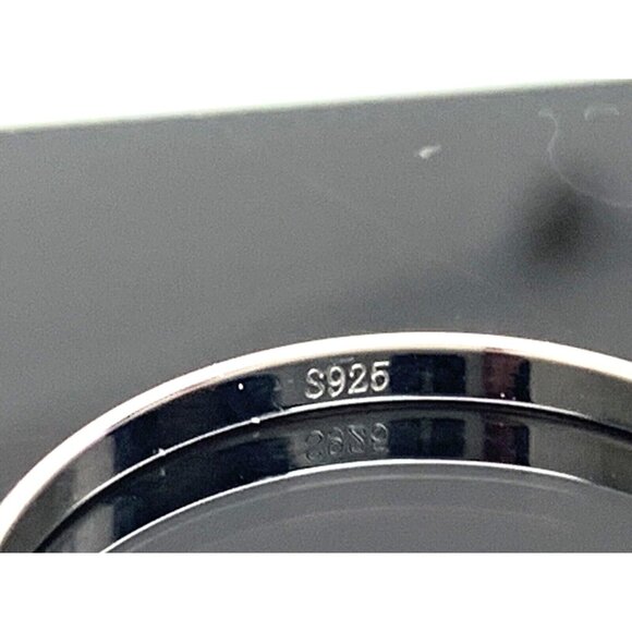 Men's Wedding Band Sterling Silver .925 Thin Plain 1.95mm Wide Ring Size 10 - Picture 10 of 14